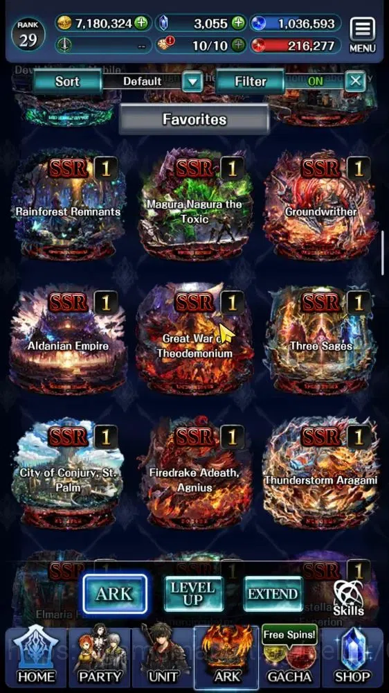 Last Cloudia Accounts Endgame GLOBAL|Rank29|Collab(Lelouch,Rem,Vergil,Milim,GTilith,Vargas)+(A 10