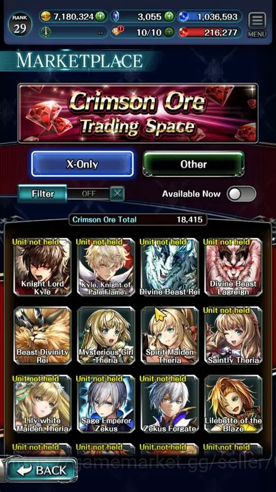 Last Cloudia Accounts Endgame GLOBAL|Rank29|Collab(Lelouch,Rem,Vergil,Milim,GTilith,Vargas)+(A 15