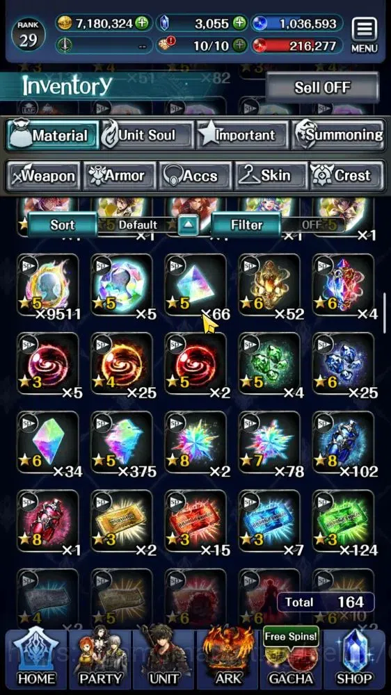 Last Cloudia Accounts Endgame GLOBAL|Rank29|Collab(Lelouch,Rem,Vergil,Milim,GTilith,Vargas)+(A 17