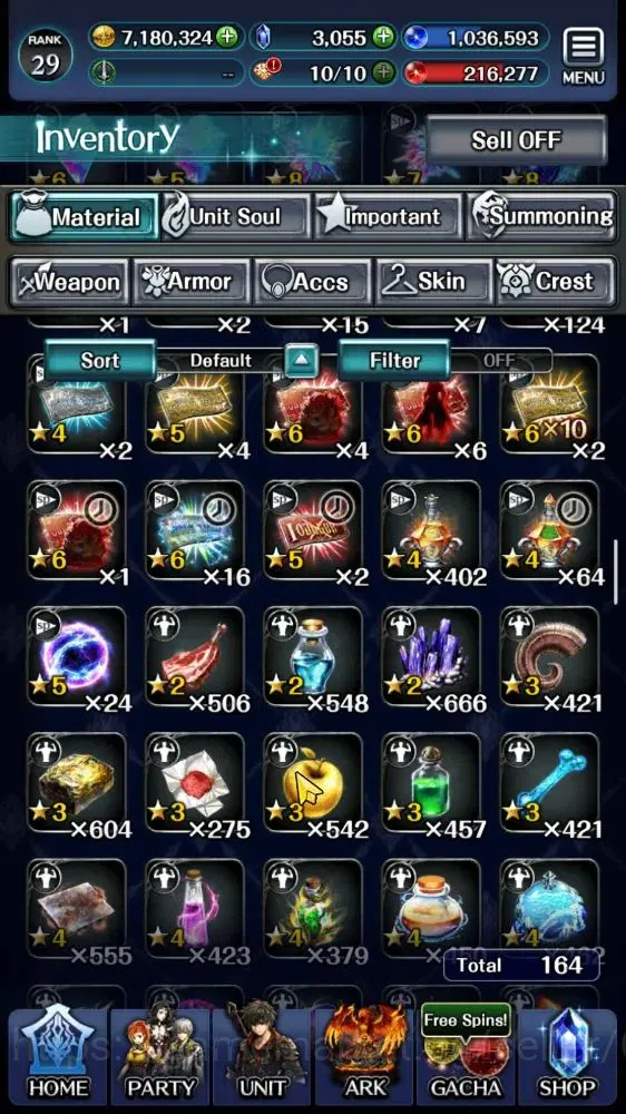 Last Cloudia Accounts Endgame GLOBAL|Rank29|Collab(Lelouch,Rem,Vergil,Milim,GTilith,Vargas)+(A 18