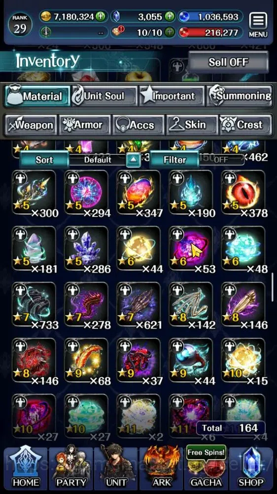 Last Cloudia Accounts Endgame GLOBAL|Rank29|Collab(Lelouch,Rem,Vergil,Milim,GTilith,Vargas)+(A 19
