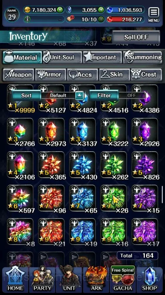 Last Cloudia Accounts Endgame GLOBAL|Rank29|Collab(Lelouch,Rem,Vergil,Milim,GTilith,Vargas)+(A 20