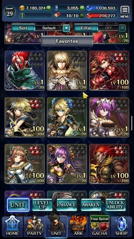 Last Cloudia Accounts Endgame GLOBAL|Rank29|Collab(Lelouch,Rem,Vergil,Milim,GTilith,Vargas)+(A 5