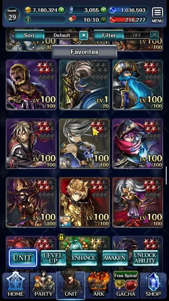 Last Cloudia Accounts Endgame GLOBAL|Rank29|Collab(Lelouch,Rem,Vergil,Milim,GTilith,Vargas)+(A 6
