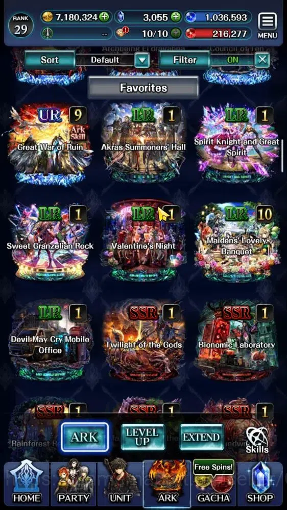 Last Cloudia Accounts Endgame GLOBAL|Rank29|Collab(Lelouch,Rem,Vergil,Milim,GTilith,Vargas)+(A 9