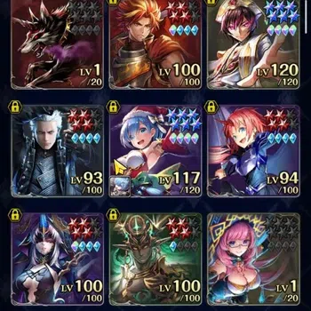 Last Cloudia Accounts Endgame GLOBAL|Rank29|Collab(Lelouch,Rem,Vergil,Milim,GTilith,Vargas)+(A