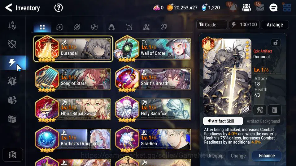 Epic Seven Accounts GLOBAL Unverif|New Era|5 ML(NM Luna,C Lilias,SP Po image 10