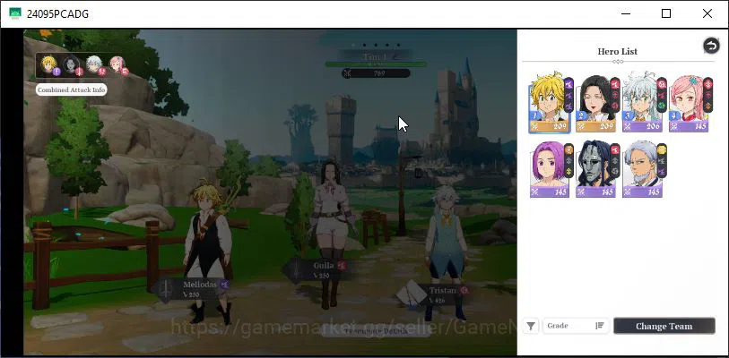The Seven Deadly Sins: Origin Accounts [SEA] Lv 2 Fresh Starter | 2 SSR | Meliodas, Guila image 9