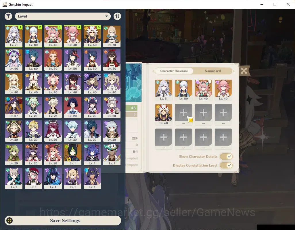 Genshin Impact Accounts ASIA|AR 46|5 Limited + 4 (*5Standard)|Skirk,Varesa image 2