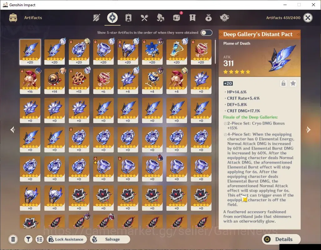 Genshin Impact Accounts ASIA|AR 46|5 Limited + 4 (*5Standard)|Skirk,Varesa image 9
