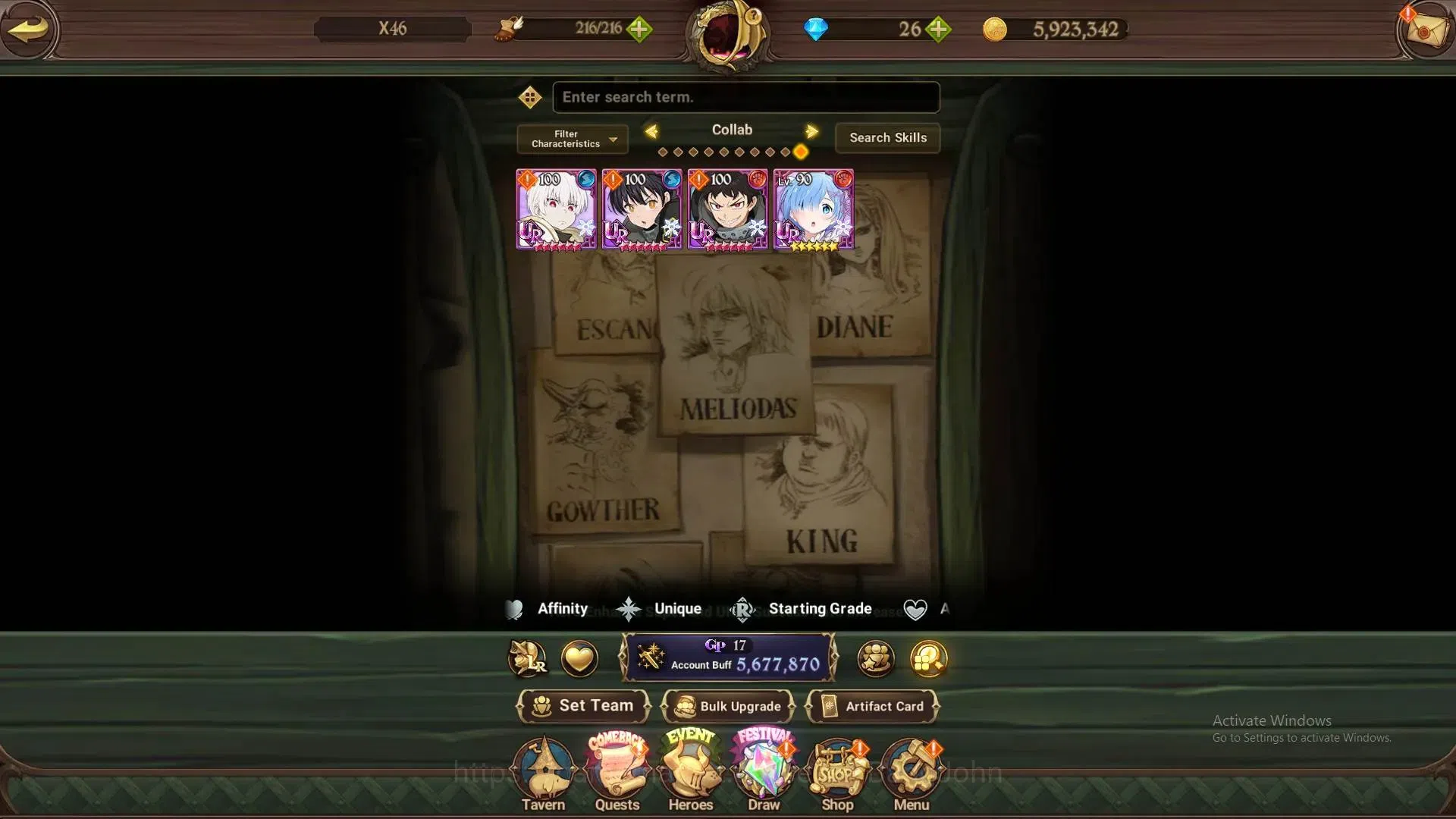 The Seven Deadly Sins: Grand Cross Accounts ASIA | 5.67M CC |6 LR+11 UR|LR RO Madness 3/6,F He image 13