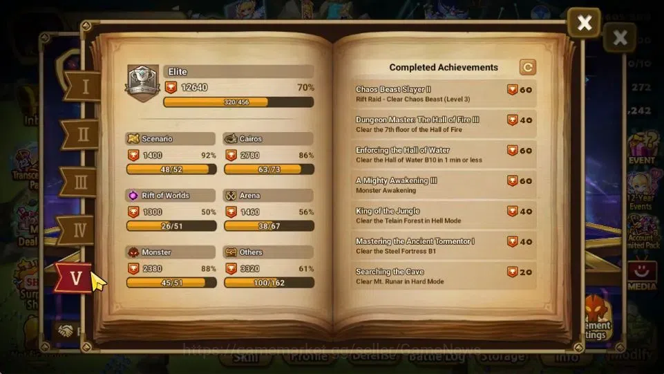 Summoners War: Sky Arena Accounts GLOBAL Lv 100|2 LD[Grogen,Mortera]|35 Total NB5[Er image 7
