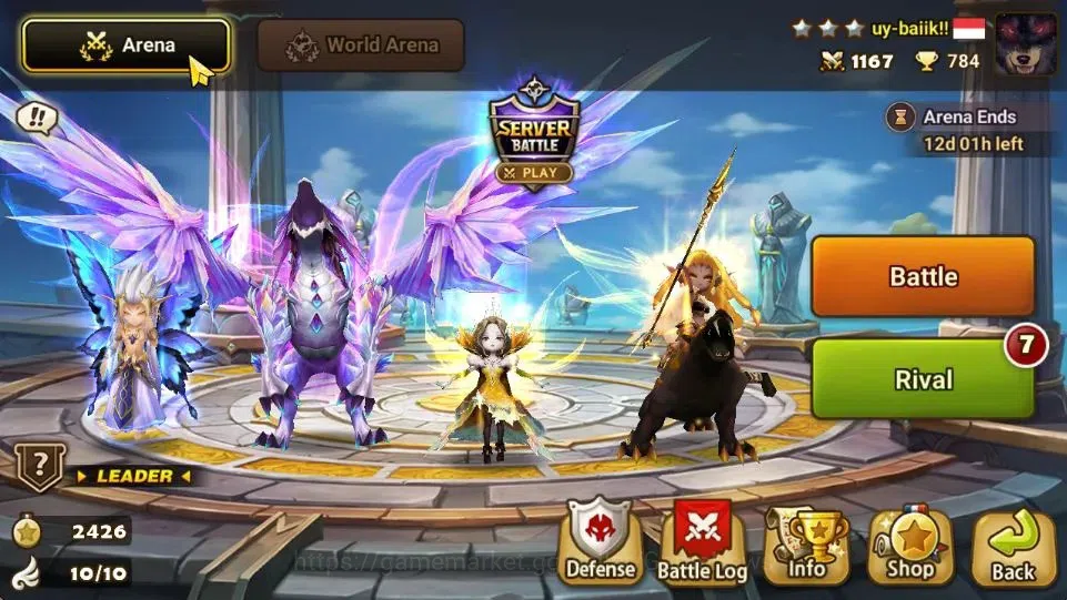 Summoners War: Sky Arena Accounts GLOBAL Lv 100|2 LD[Grogen,Mortera]|35 Total NB5[Er image 9