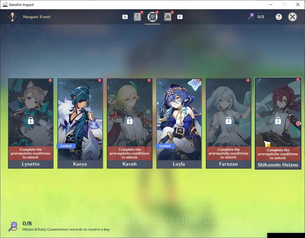 Genshin Impact Accounts Asia|AR 55|Rate On|1 Limited + 2 (*5 Weapon)|Mavui image 17