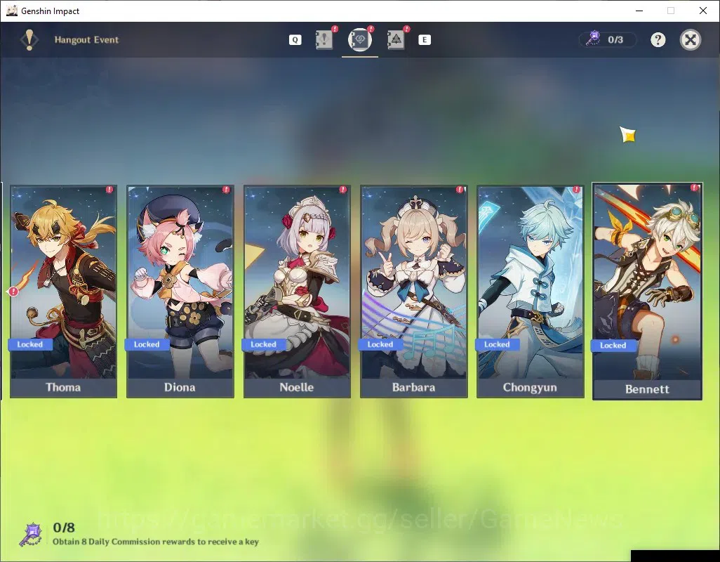 Genshin Impact Accounts Asia|AR 55|Rate On|1 Limited + 2 (*5 Weapon)|Mavui image 19