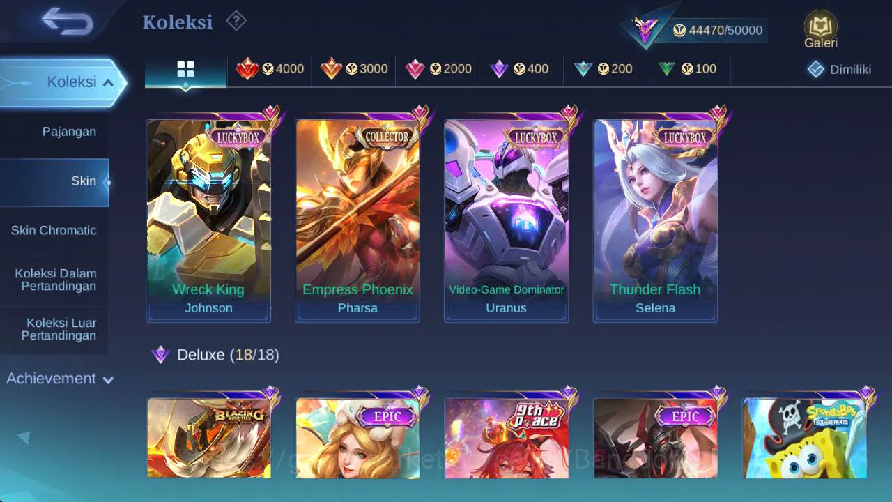 Mobile Legends: Bang Bang Accounts Global, Skin 155,Hero 68 sanrio angela,CC pharsa,L image 11