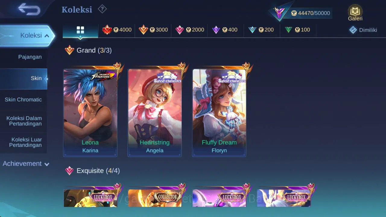 Mobile Legends: Bang Bang Accounts Global, Skin 155,Hero 68 sanrio angela,CC pharsa,L image 12