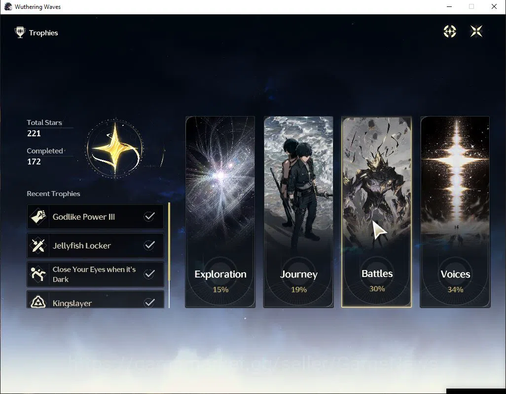 Wuthering Waves Accounts Mid-Game SEA|UL 53|4 Limited| [Lupa,Jinhsi]+Sign,Cantarella,Changli |DB Lv24|Female MC|Log 9