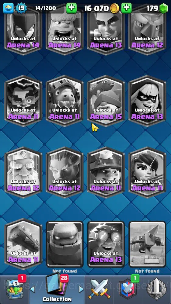 Clash Royale Accounts Midgame Lv 19|Trophy 3077|KTL 8|Limited Skin|Card 53| 2 EVO 10 Epic 21 Rare 22 Common|Take 15