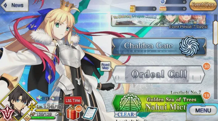 Fate-Grand Order Accounts NA Lv 134|5 limited ssr|AokoNP3, Castoria, Arjuna( image 2