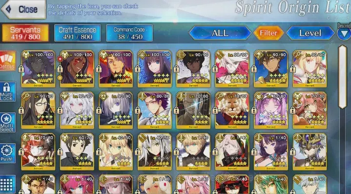Fate-Grand Order Accounts NA Lv 134|5 limited ssr|AokoNP3, Castoria, Arjuna( image 4