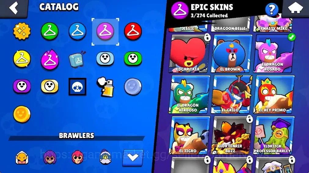 Brawl Stars Accounts 1834 Trophy|21 Brawlers 1Max(Frank)|19 Skin|2 Myth image 12