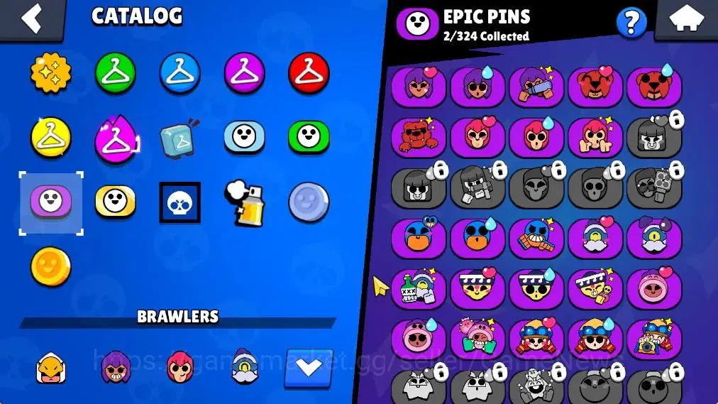 Brawl Stars Accounts 1834 Trophy|21 Brawlers 1Max(Frank)|19 Skin|2 Myth image 18