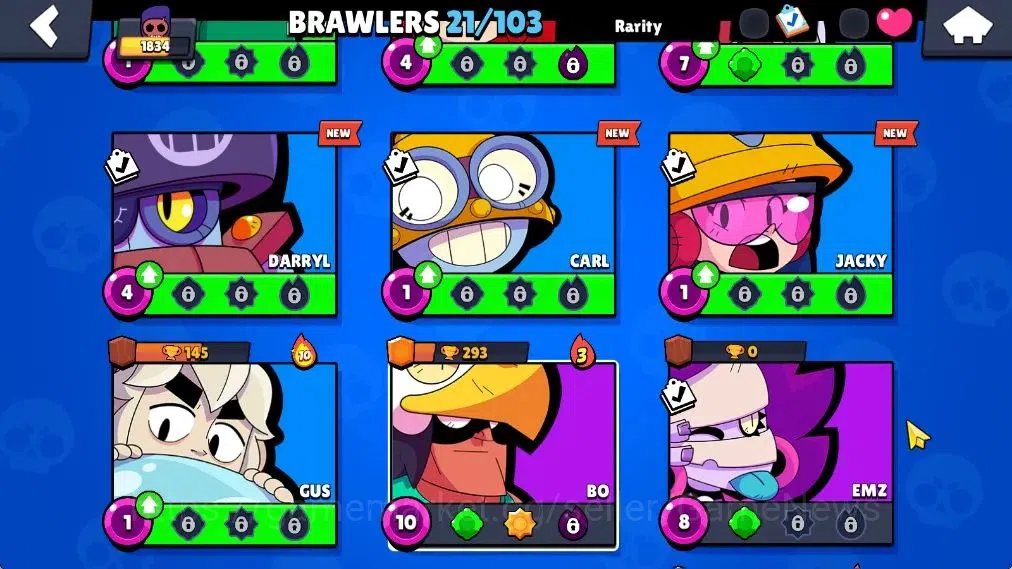 Brawl Stars Accounts 1834 Trophy|21 Brawlers 1Max(Frank)|19 Skin|2 Myth image 9