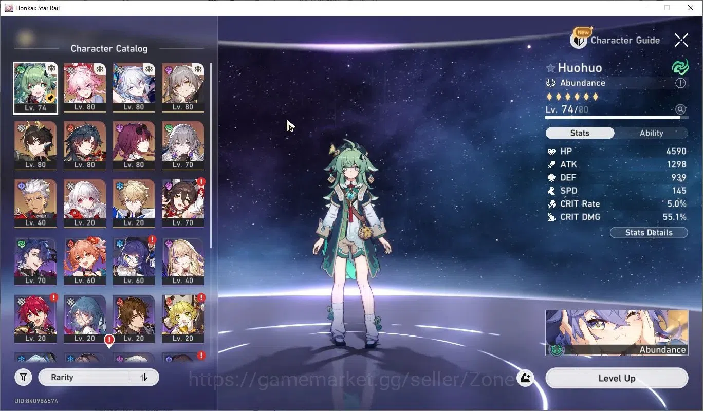 Honkai Star Rail Accounts ASIA|TL62|24x5*Char|16x5*LC|Huohuo L74|Jing Yuan L image 1