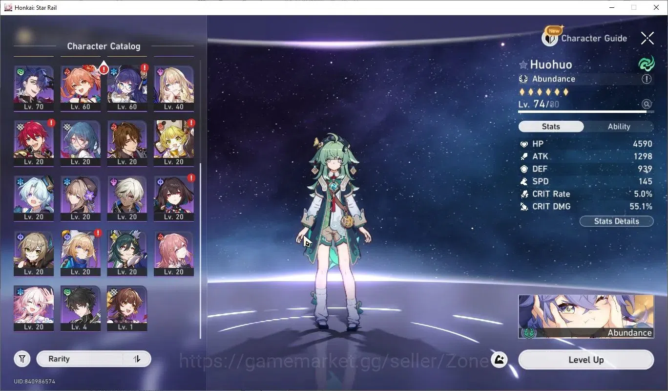 Honkai Star Rail Accounts ASIA|TL62|24x5*Char|16x5*LC|Huohuo L74|Jing Yuan L image 2