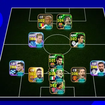 eFootball Accounts Legends & Iconic Players EFOOTBALL OLD ACCOUNT | LEGEND RIO FERDINAND,G PIQUE OLD CARD,D VILLA,F
