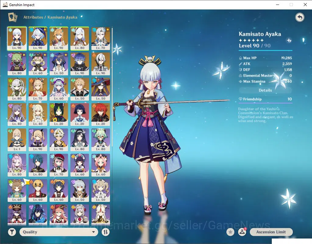 Genshin Impact Accounts ASIA|AR 57|10  Limited +2(*5Weapon)|Varka,Flins,Es image 3
