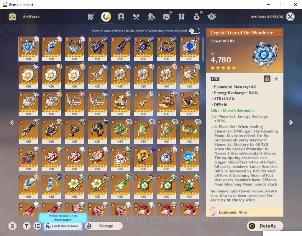 Genshin Impact Accounts ASIA|AR 57|10  Limited +2(*5Weapon)|Varka,Flins,Es image 6