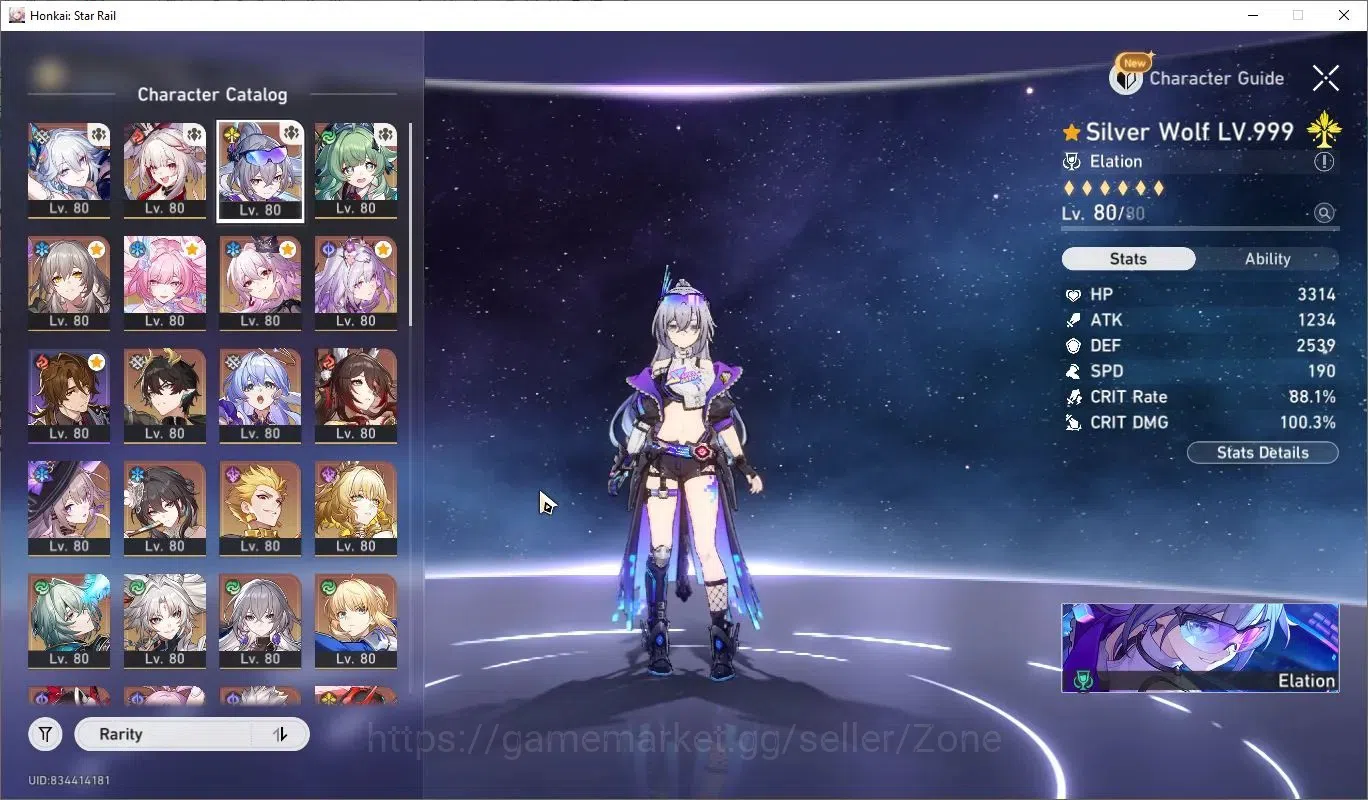 Honkai Star Rail Accounts Others Asia|TL70|SW999 PremTeam|SW999,Yao Guang,Sparxie,Huohuo,Cyrene,Casto 1