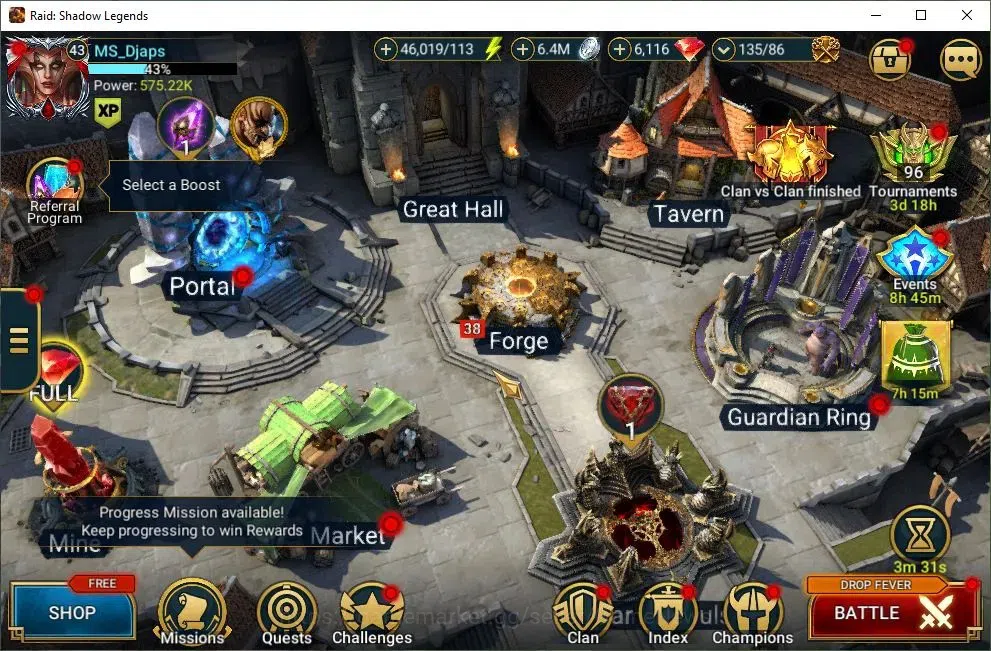 Raid: Shadow Legends Accounts Mid-Game Lv43 575K Power|2 Mythic(Ash'nar,NQ Krixia)|21 1