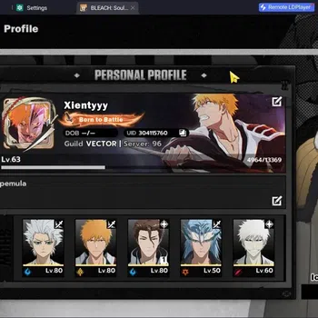 BLEACH: Soul Resonance Accounts Nuverse
