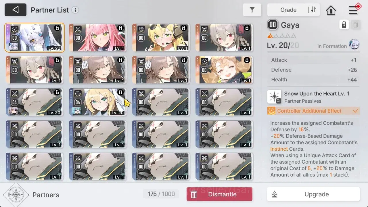 Chaos Zero Nightmare Accounts GLOBAL Lv30|5 SSR[HeideMarie,Rita,Narja+Sign,Khalipe,Magna]+8 SR[Amir,Nia,Selena,Etc]|1SSR+5 7