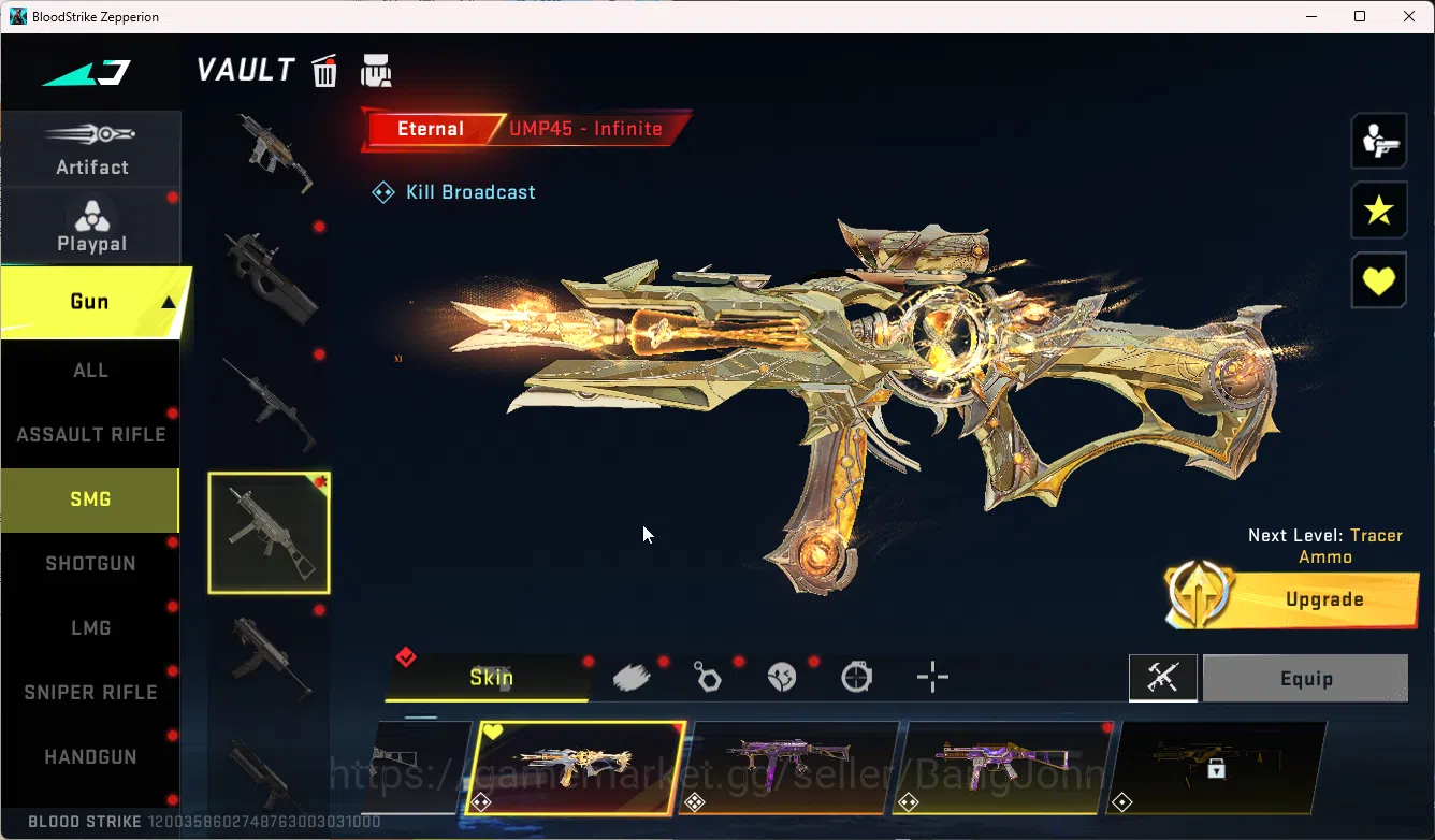 Blood Strike Accounts ASIA | 2 Eternal Ump45 infinte+Kag Dynamite | Mele image 4