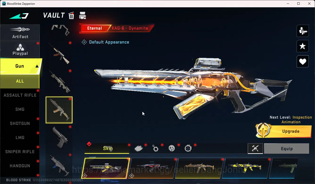 Blood Strike Accounts ASIA | 2 Eternal Ump45 infinte+Kag Dynamite | Mele image 5