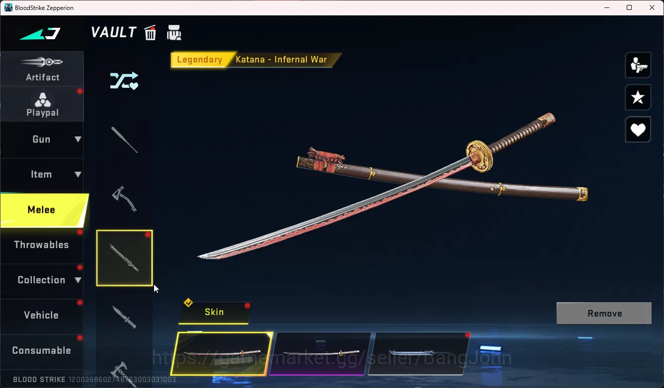 Blood Strike Accounts ASIA | 2 Eternal Ump45 infinte+Kag Dynamite | Mele image 9