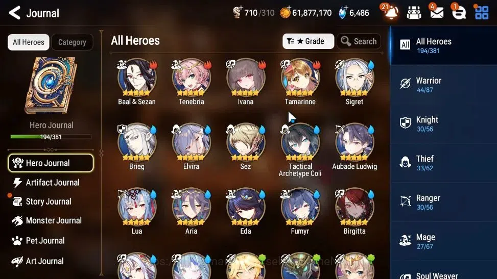 Epic Seven Accounts GLOBAL Unverif|New Era|14 ML(Salome,ZIO,AB Vildred image 8