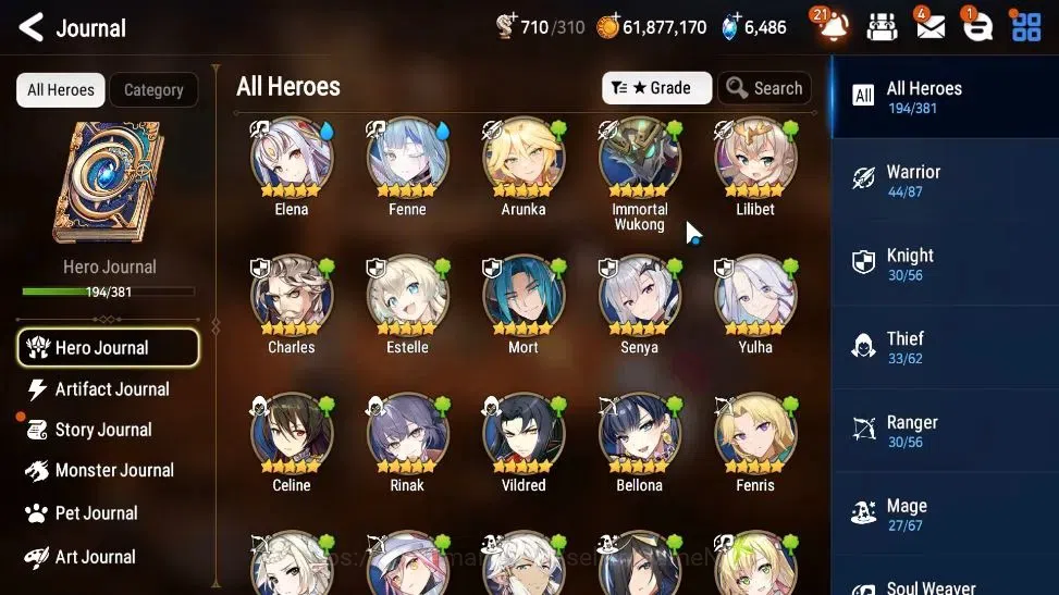 Epic Seven Accounts GLOBAL Unverif|New Era|14 ML(Salome,ZIO,AB Vildred image 9