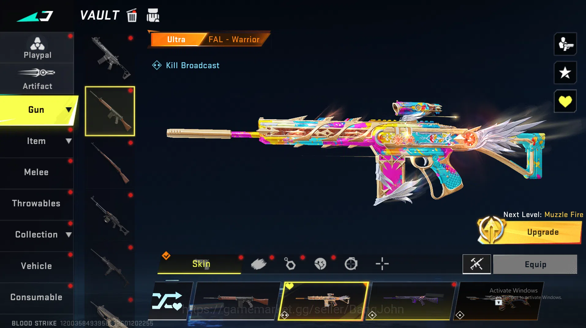 Blood Strike Accounts 2 Ultra Volt | Ultra Blast | Collab Katya | 2 Ultr image 12