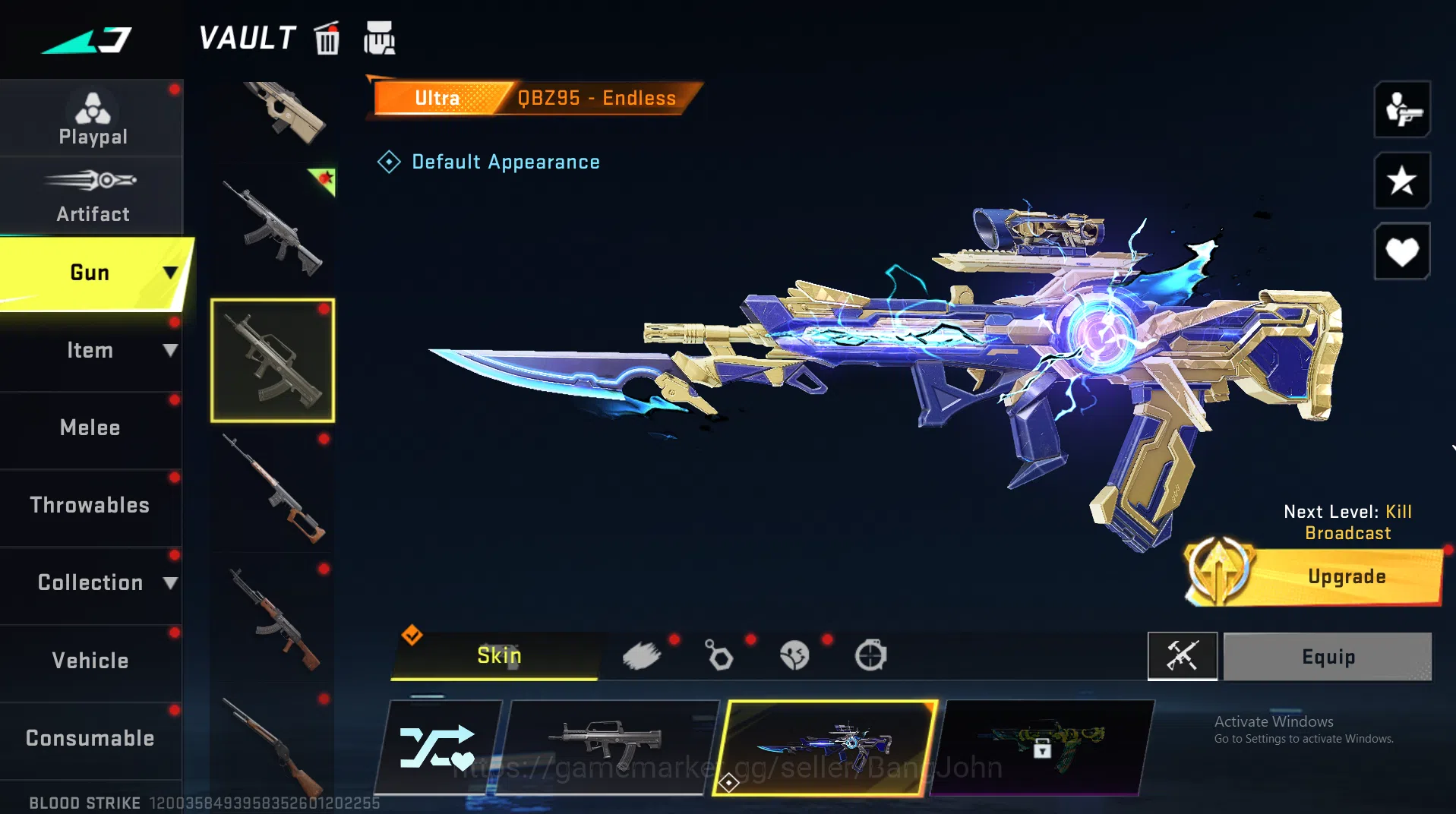 Blood Strike Accounts 2 Ultra Volt | Ultra Blast | Collab Katya | 2 Ultr image 16
