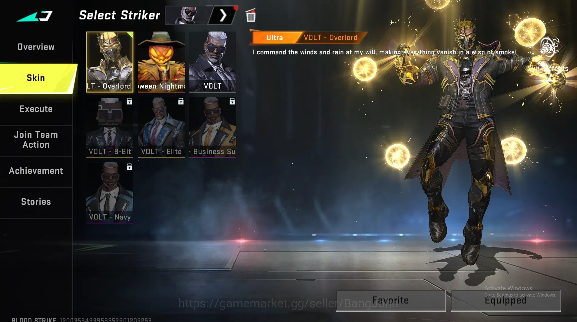Blood Strike Accounts 2 Ultra Volt | Ultra Blast | Collab Katya | 2 Ultr image 2