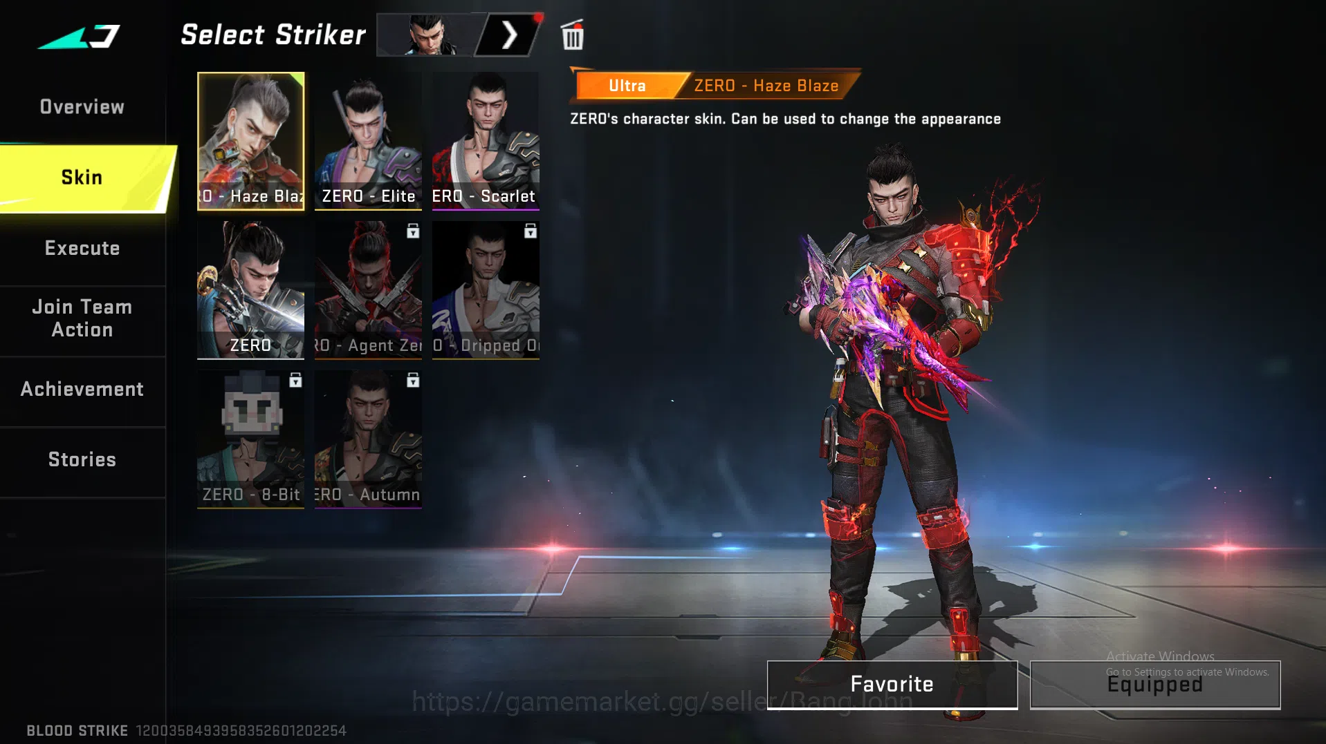 Blood Strike Accounts 2 Ultra Volt | Ultra Blast | Collab Katya | 2 Ultr image 4