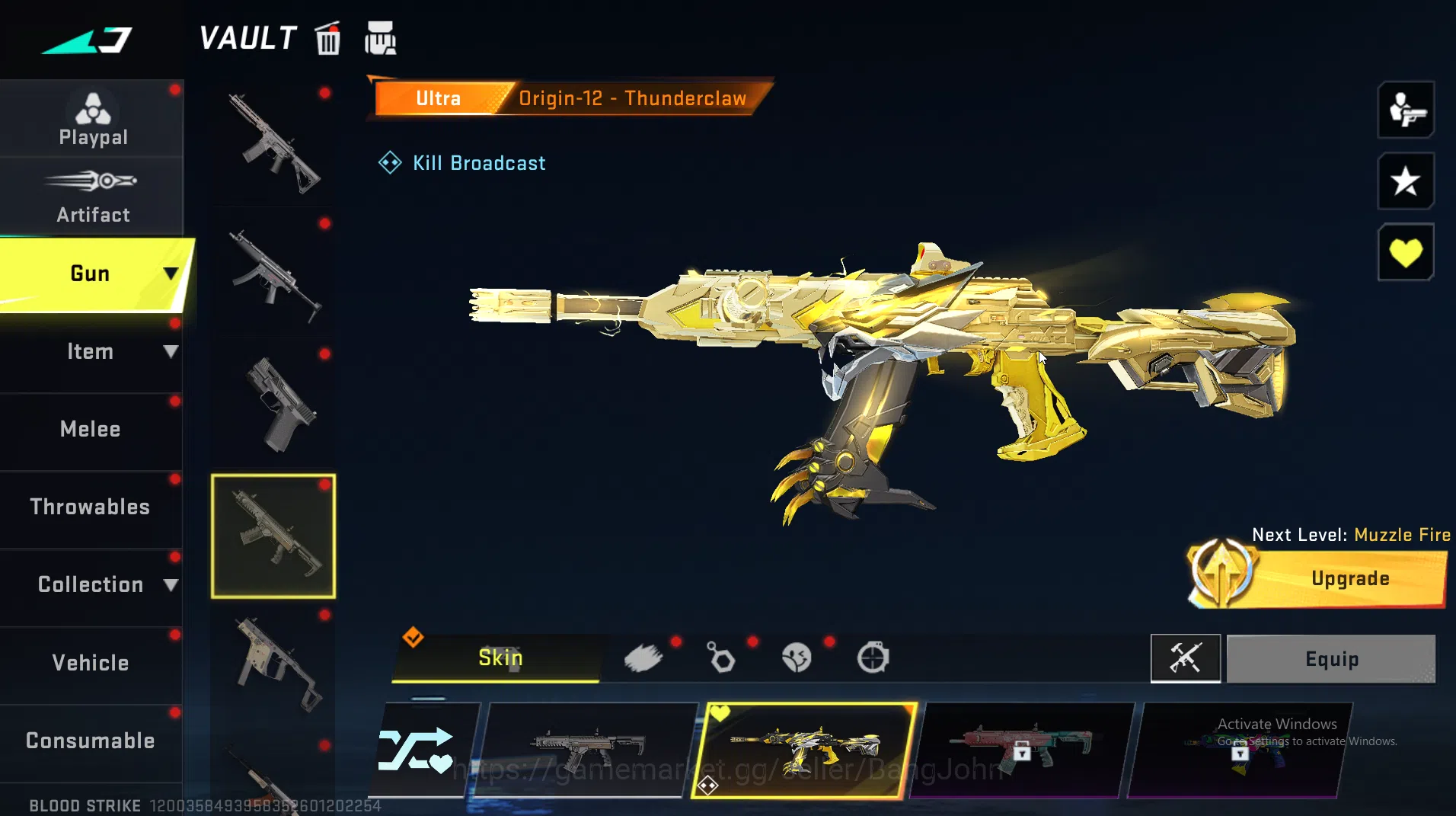 Blood Strike Accounts 2 Ultra Volt | Ultra Blast | Collab Katya | 2 Ultr image 6