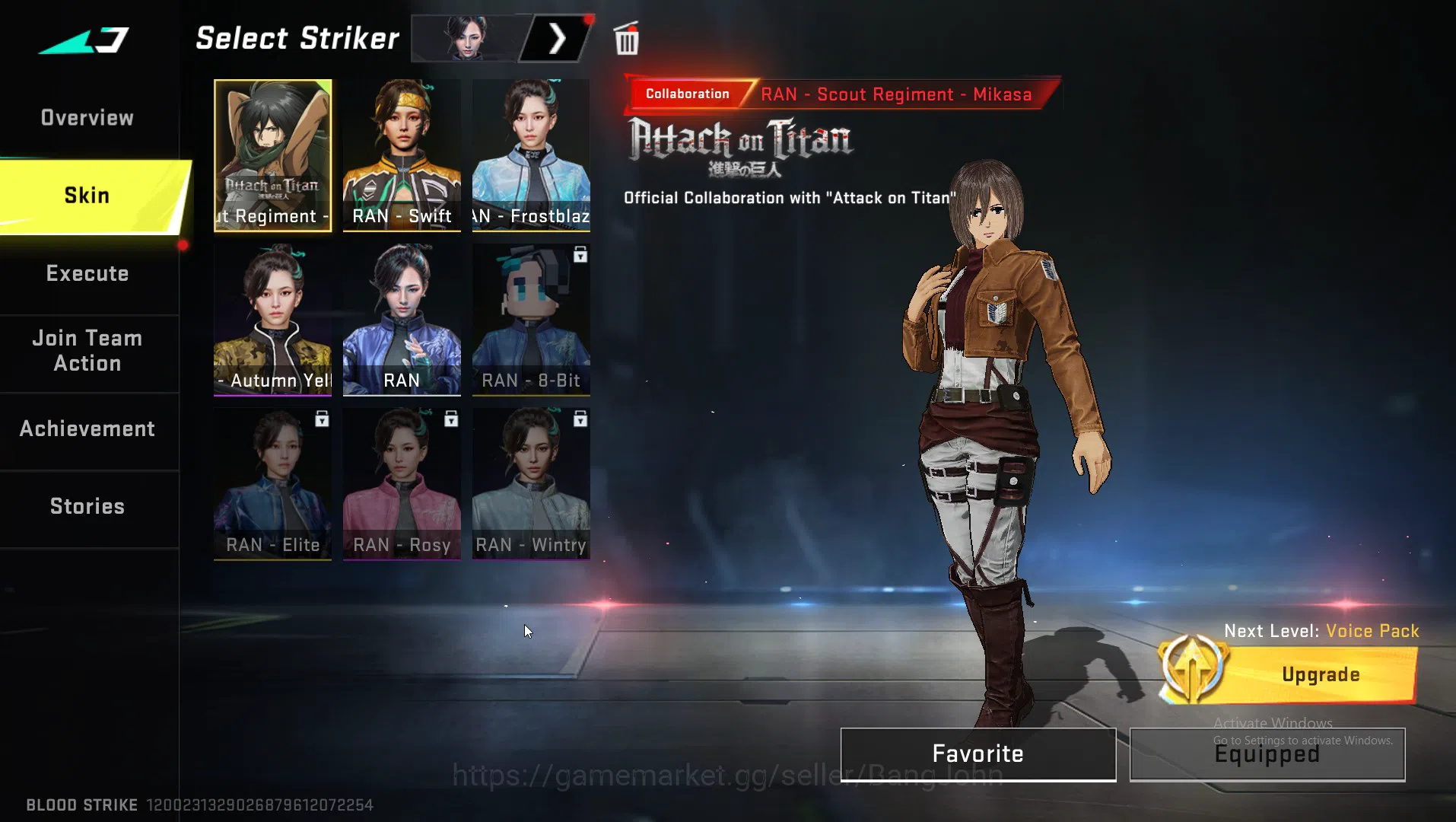 Blood Strike Accounts High-End |ASIA|2 Evo+7 eternal | Evo ScarL lvl 5(inspect) Evo m4 lvl 5(inspect) BS014B 15