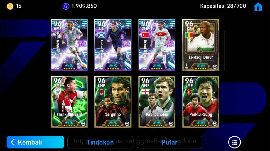 eFootball Accounts power 3179, manager 8, ricardo ferri legend, legen image 5