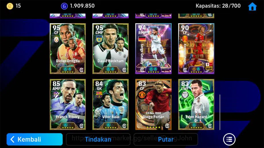 eFootball Accounts power 3179, manager 8, ricardo ferri legend, legen image 7